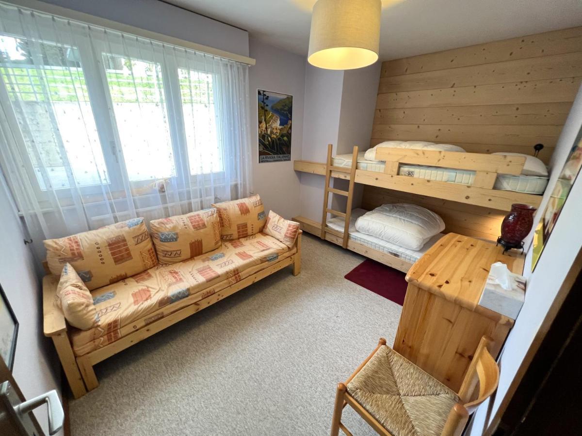 Bel Appartement 3 Pieces Au Pied Des Pistes De Ski 克莱恩 蒙塔纳 外观 照片