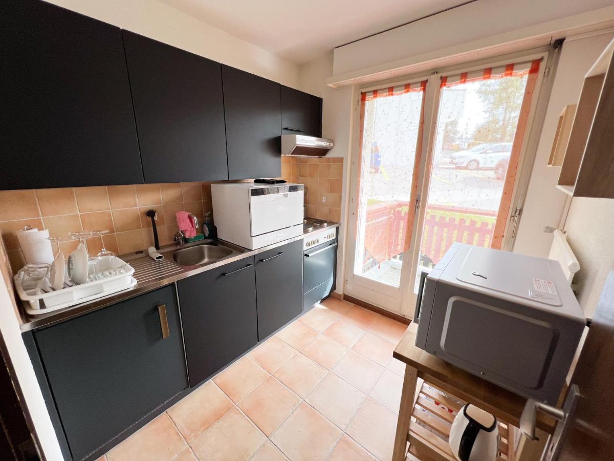 Bel Appartement 3 Pieces Au Pied Des Pistes De Ski 克莱恩 蒙塔纳 外观 照片